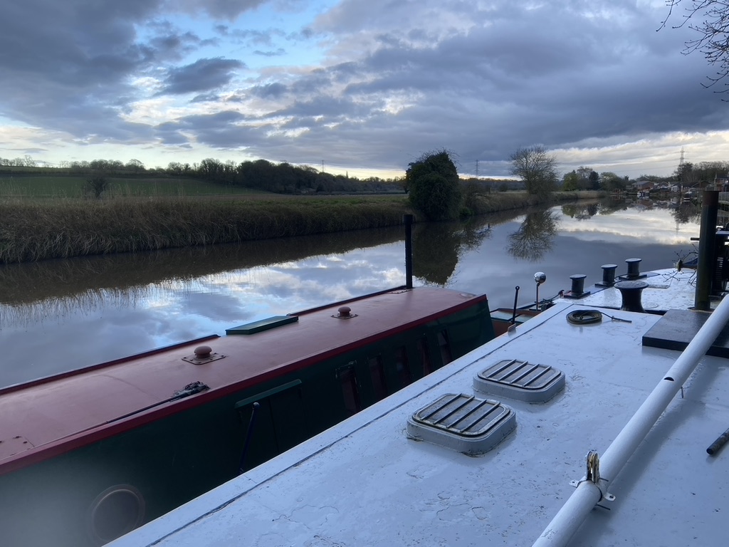 First night on the new mooring