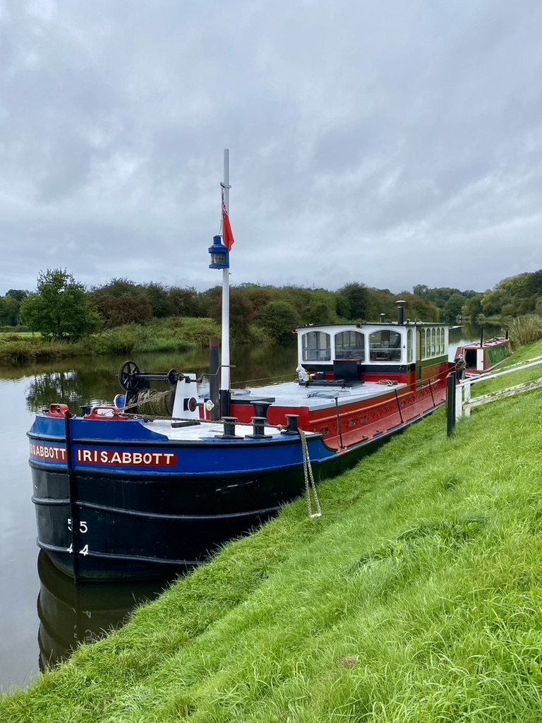 Iris (with Bream behind) at Acton Bridge, 1st October, 2023