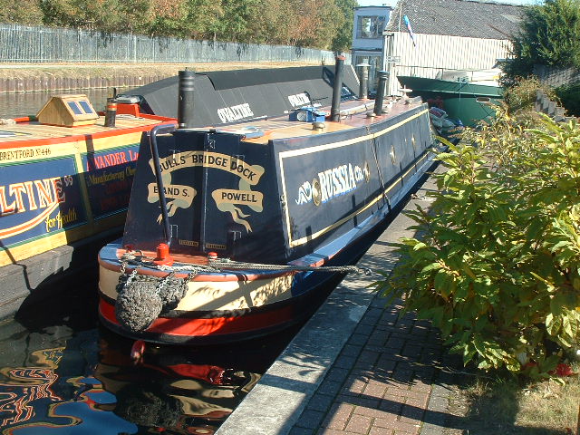 Russia (possibly Mullet) moored near to Bull’s Bridge